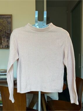 H&M - Light Pink Mockneck Sweatshirt
